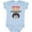 AE-Light Blue, variant on Inktastic Aussiedoodle Dog Gift Boys or Girls Baby Bodysuit