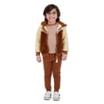 thumbnail image 3 of Tahari Toddler Boys 3 Piece Brown Hoodie Set, Sizes 2T-4T, 3 of 5