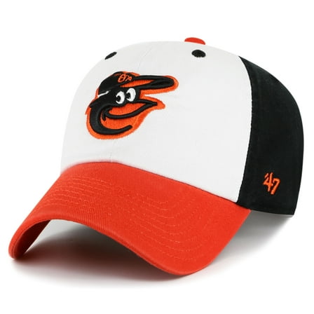 Men's '47 White Baltimore Orioles Clean Up Adjustable Hat