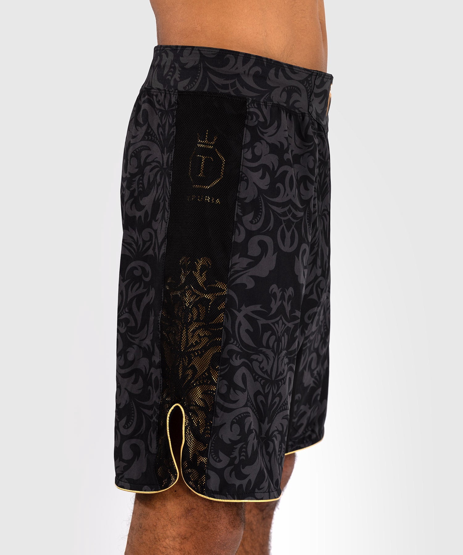 Venum x Ilia Topuria Unmatched Fight Shorts - Black/Gold - Medium