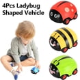thumbnail image 3 of Pull Back Ladybug Toy Car for Kids - Safe, Educational, and Fun Pull-Back Vehicle, 3 of 8