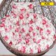 thumbnail image 1 of Funda de cojín para silla de columpio colgante, funda de almohada desmontable redonda de Papasan sin relleno para el hogar, Patio y salas de estar, S/L Fivean unisex, 1 of 2