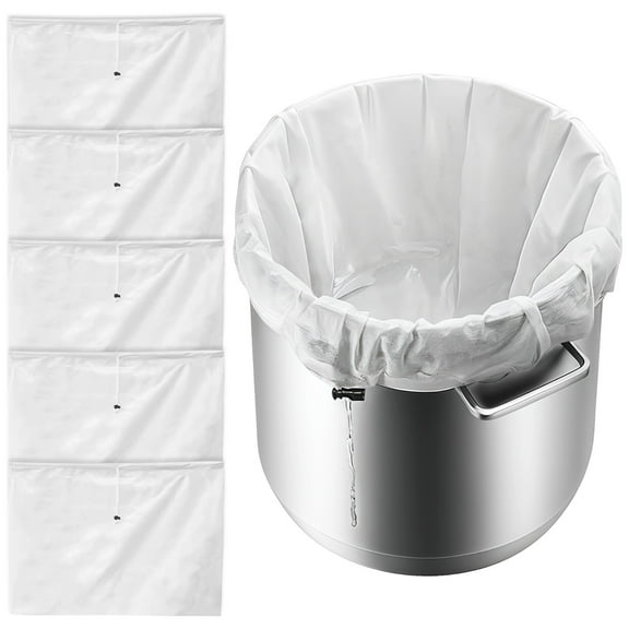 5Pcs Brew Bags,Reusable Fine Mesh Strainer Bags,Polyester Drawstring Filter for Home Brewing,Wine Beer Grain Fruit Cider Making,Extra Large 26 x 22 in