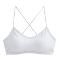 thumbnail image 4 of successthop Seamless Bras for Women Wireless Cotton Support Lift Up Bralette Spaghetti Straps Bra Backless Everyday Wear, 4 of 6