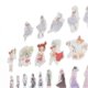 thumbnail image 4 of Lot de 420 autocollants de scrapbooking en papier japonais, impression haute précision, exquis et mignons, pour ordinateur portable, 4 of 4