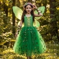 thumbnail image 5 of LIIPEE Halloween Fairy Dress Up Outfit Sets For Girls Comfortable Cute Kids Party Outfits 5 Piece Set,4-5 Years, 5 of 9