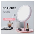 thumbnail image 2 of Led Light Makeup Mirror Storage LED Face Mirror Adjustable Touch Dimmer USB Led Vanity Mirror Table Desk Cosmetic Mirror ,Widely Use, 2 of 7