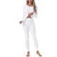thumbnail image 2 of Conjuntos de ropa interior térmica para mujeres INSPIRE CHIC, camiseta de manga larga con leggings, pijama de capa base para el frío invierno, talla S, blanco, 2 of 6