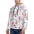 thumbnail image 3 of Goofa Sea Horse And Corals for Men's Hooded Sweatshirt - Lightweight Pullover Hoodie with Kangaroo Pocket, Perfect for Everyday Wear-XX-Large, 3 of 7