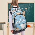 thumbnail image 7 of FORMRS School Backpack 17" Student Travel Bag with Laptop Compartment, Milk and Cookies, 7 of 7