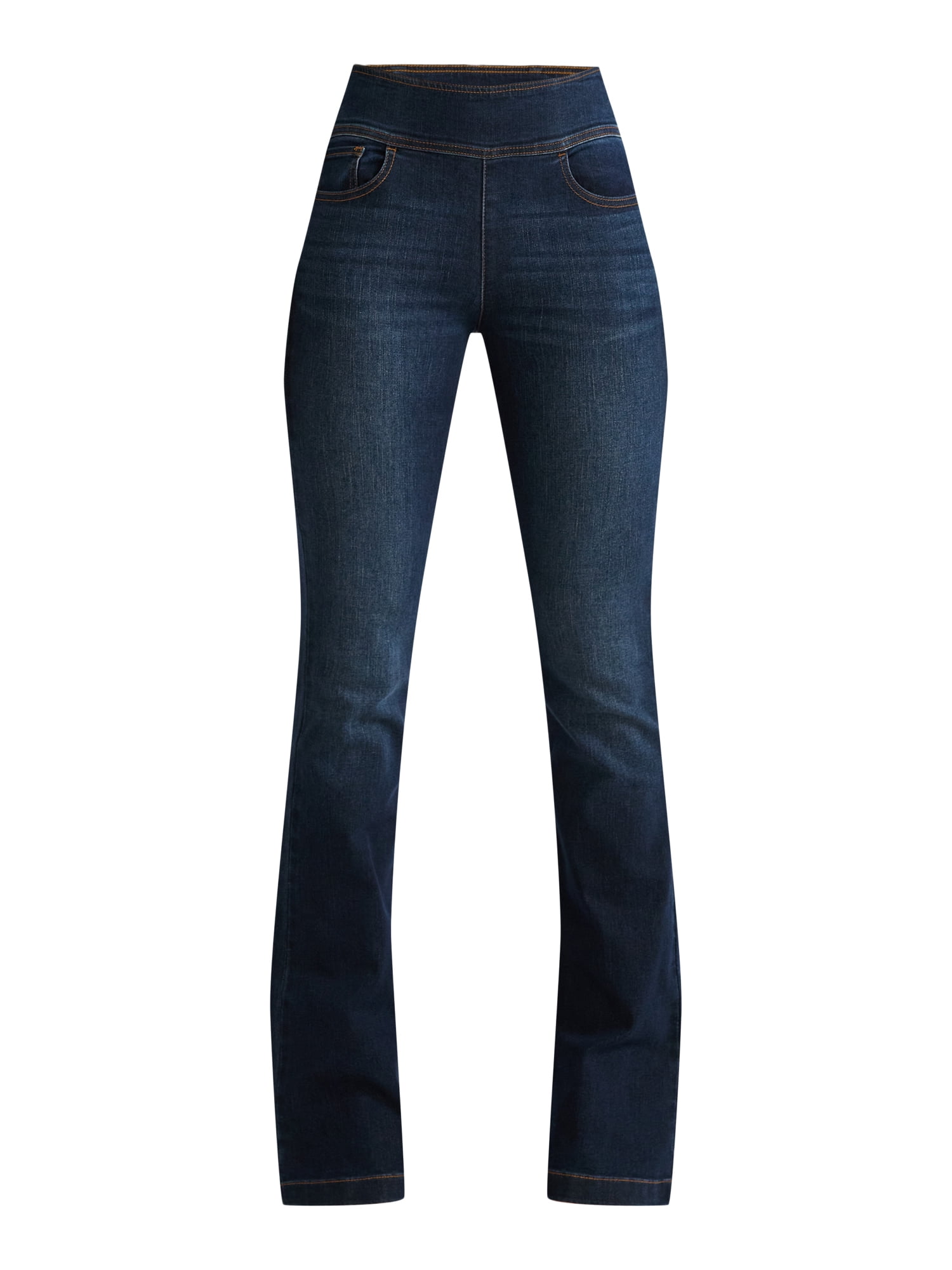 Sofia by Sofia Vergara Women's and Women's Plus Melisa Flare High Rise Pull On Jeans, 30.5", 32.5" and 34.5" Inseams, Sizes 0-28