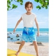 thumbnail image 3 of Usaibhir Boys Swim Trunk with Compression Boxer Brief Double Layer Beach Surf Board Shorts Kids Quick Dry Anti Chafe Swimwear 5-16T, 3 of 7