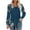 Navy, variant on Long Sleeve Floral Tops for Women Fall Trendy 2025 Pleated Round Neck Graphic Tee Casual Polyester Cotton T Shirts (XL, Navy)