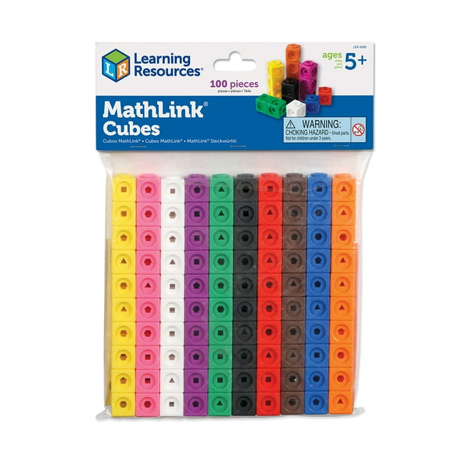 Juego de 100 actividades STEM Learning Resources recursos de aprendizaje MathLink Cubes