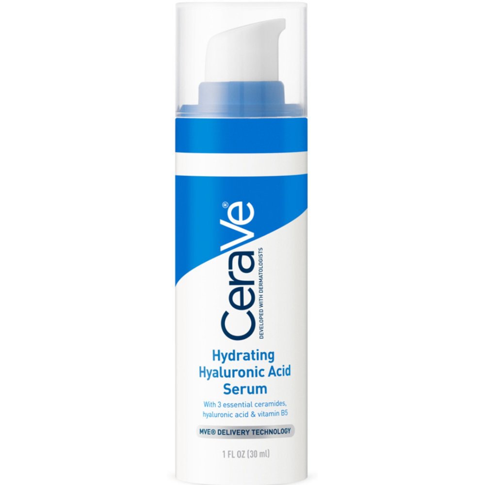 CeraVe Hydrating Hyaluronic Acid Serum 1 oz (Pack of 2)