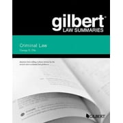 Gilbert Law Summary on Criminal Law (Gilbert Law Summaries) (Paperback, Used, 9781634593854, 1634593855)