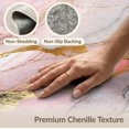 thumbnail image 6 of ODIKA 4'x6' Modern Blush Pink Washable Area Rug for Bedroom, Reading Nook, Pet Friendly & Kids Safe Play, Non-Shedding, 6 of 7
