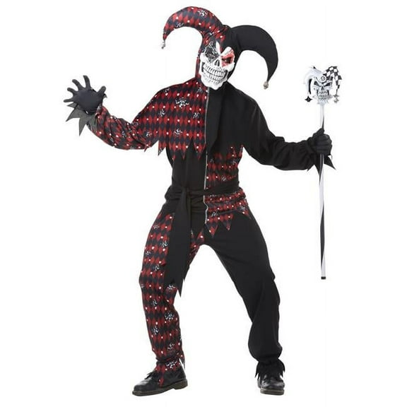Sinister Jester Men's Adult Halloween Costume