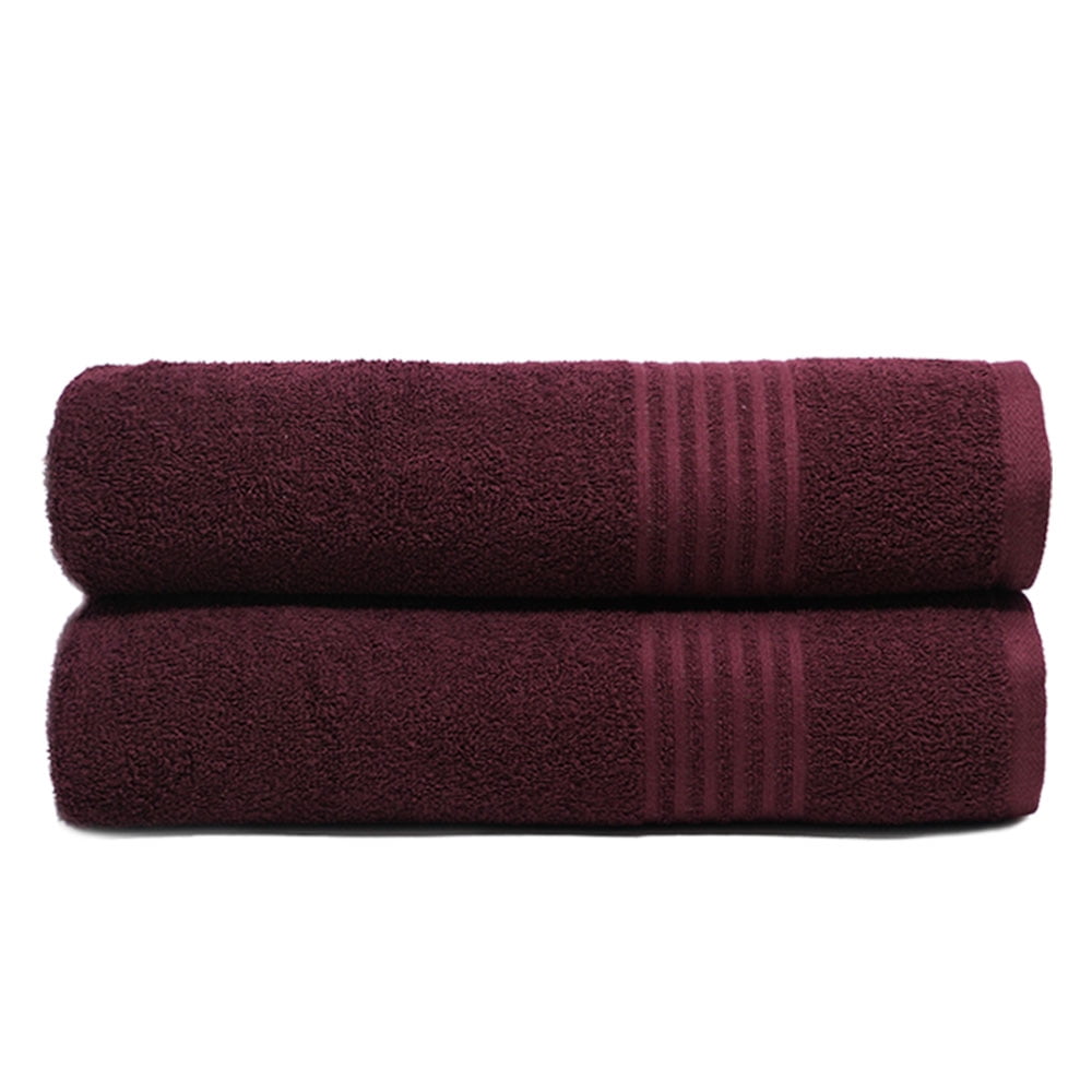 TRISAFE TRIDENT Towels Bath Towel Set Easy Care Highly Absorbent 2 Piece Bath Towel Towels for Bathroom Super Soft Magnet Cotton Rich Quick-Dry