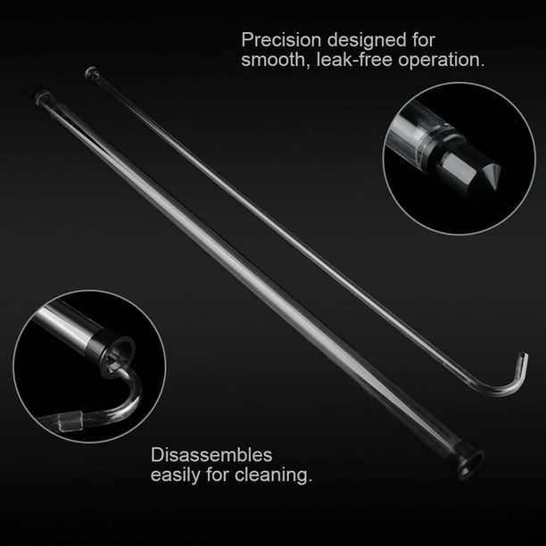 Auto Siphon Racking, 64cm Auto Siphon Racking Cane For Beer Wine Bucket