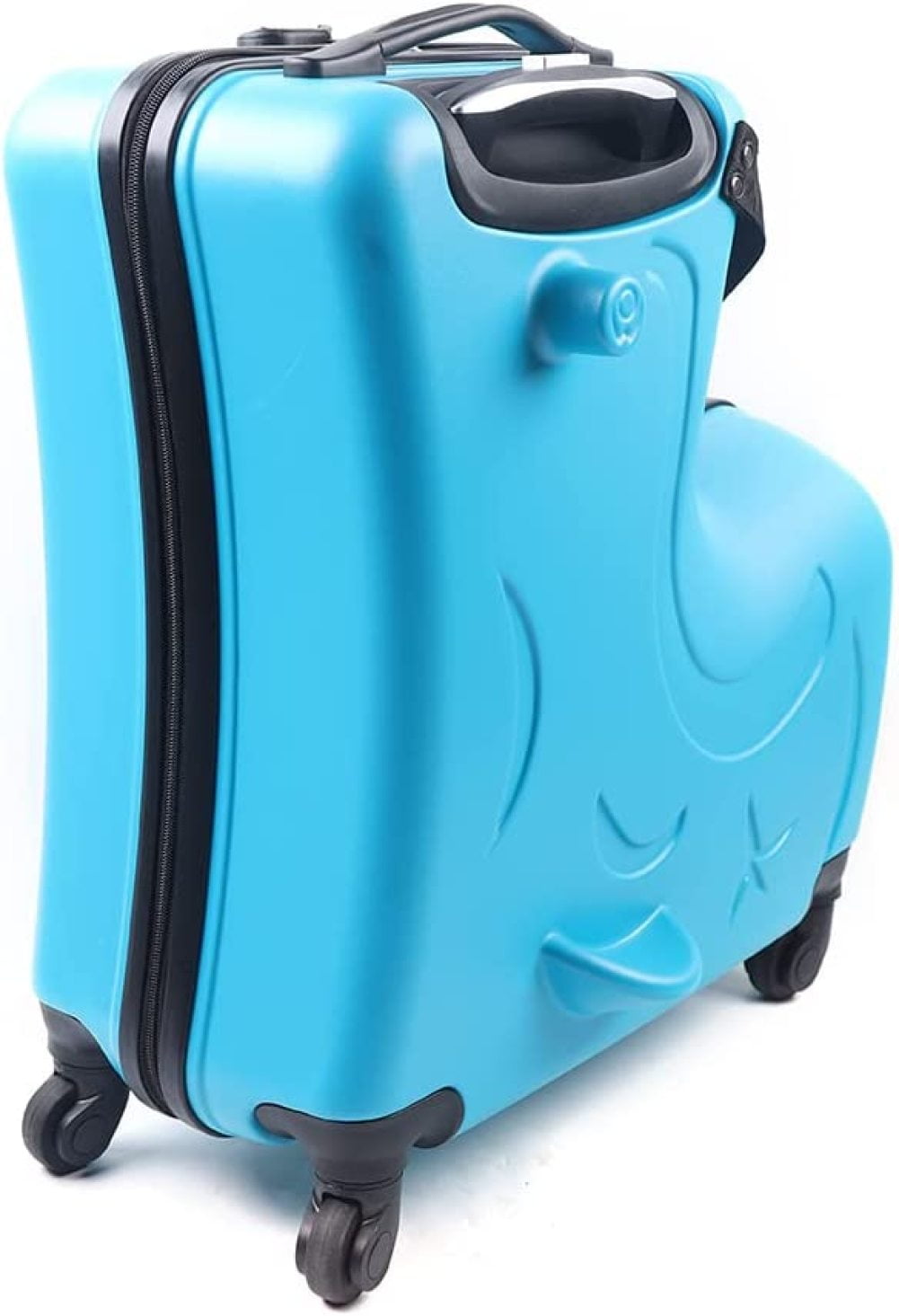 KIOPOWQ Duffel Bag for Kids RideOn Suitcase Childrens Ride On Trolley