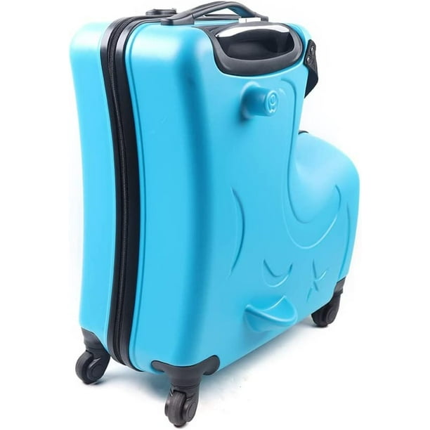 KIOPOWQ Duffel Bag for Kids RideOn Suitcase Childrens Ride On Trolley