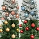 thumbnail image 4 of Nvzi Juego de adornos para árboles de Navidad, 24 piezas de bolas navideñas irrompibles de color naranja a granel, adornos colgantes de 3,15 pulgadas para árboles de Navidad y vacaciones navideñas, 4 of 4