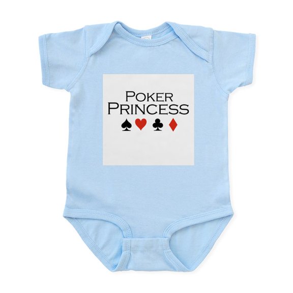 CafePress - Poker Princess / Poker Infant Bodysuit - Baby Light Bodysuit, Size Newborn - 24 Months