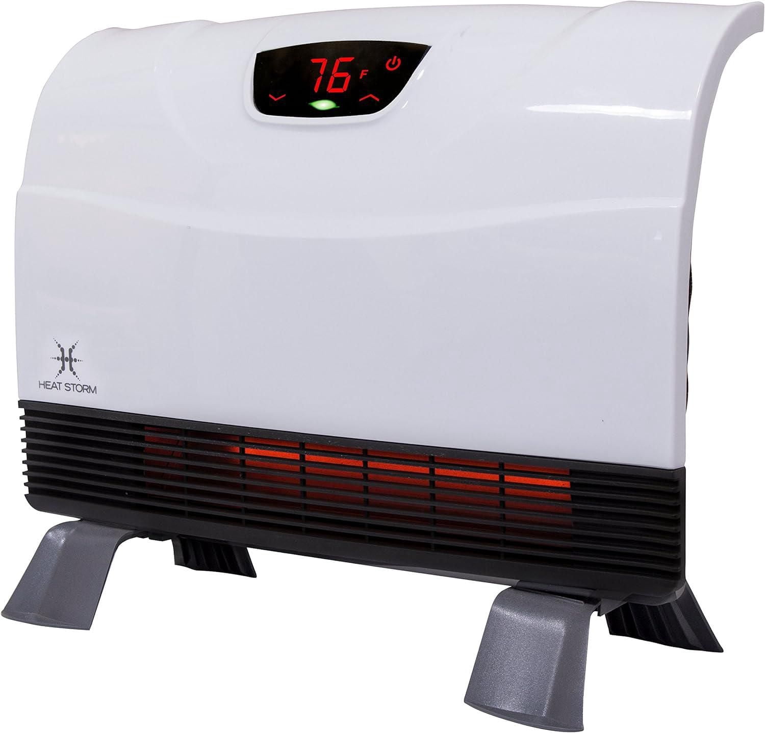 Heat Storm 750-1500 Watt Infrared Space Heater, White