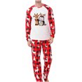 thumbnail image 1 of Conjunto cálido de Navidad para padres e hijos, pijama estampado para el hogar, conjunto de papá de dos piezas Fridja  nalpqowj25840, 1 of 5