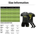 HenJI 22/23 Paris FC Third Away Game Short Sleeve Soccer Jersey, 30 MESSI Black with Yellow