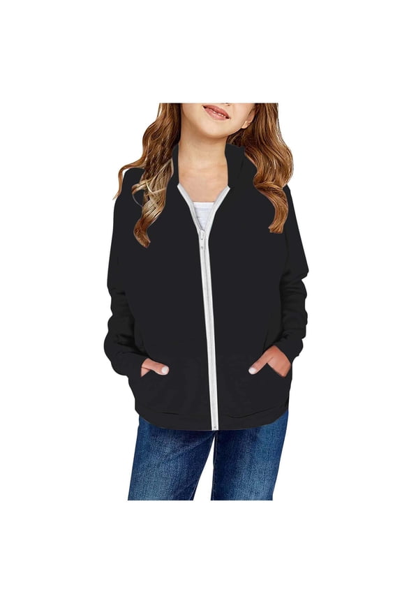Girls Jackets,Toddler Light Jacket Zip Up Outwear Coat Light Softshell Windproof Outdoor Jacket Coat Toddler's Fashionable Spring Jackets Kids Outerwear