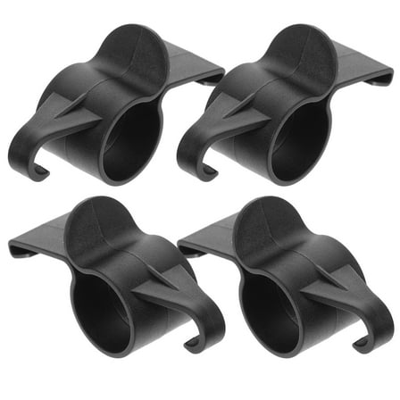 Toyvian 4Pcs Car Towel Hook Black Durable Car Umbrella Holder for Vehicle Storage