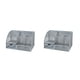 thumbnail image 2 of Organizador de escritorio de metal Moyic gran capacidad antideslizante lavable Plata 2Conjunto, 2 of 6