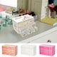 thumbnail image 1 of Caja de almacenamiento multifuncional de sobremesa con cajones • Organizador de compartimento de gran capacidad para joyería, cosméticos y papelería • 17,9x9,8x11,8 cm, 1 of 2