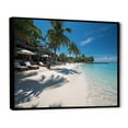 thumbnail image 2 of Designart "Maldivian Beaches II" Nautical & Beach Floater Framed Wall Decor, 2 of 7