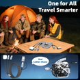 thumbnail image 4 of Cable de carga MPATIBY Travel 3 en 2 para iWatch/iPhone de 5 pies, 4 of 6