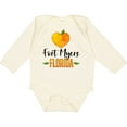 thumbnail image 3 of Inktastic Fort Myers Florida Orange in Heart Boys or Girls Long Sleeve Baby Bodysuit, 3 of 5