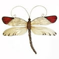 thumbnail image 4 of Eangee Home Design Dragonfly Wall Decor Red Tipped, Capiz and Metal, Indoor / Outdoor Safe, 14x1x12 Inches, 4 of 7
