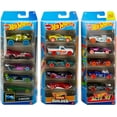 thumbnail image 3 of Hot Wheels Toy Cars & Trucks, Track Bundle Set of 15, 3 Different Track-Themed Packs of 5 1:64 Scale Vehicles for Collectors & Kids, 3 of 8