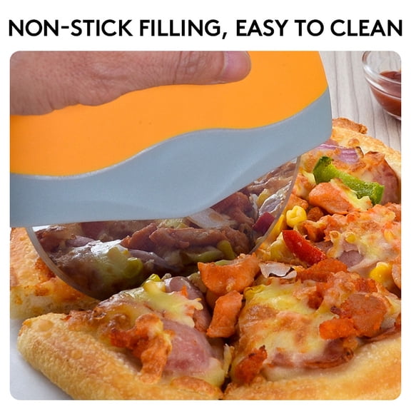 XO Chef Lab Premium Pizza Cutter Wheel, Stainless Steel with Protective Blade Guard