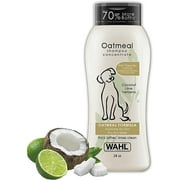 Wahl Dry Skin & Itch Relief Pet Shampoo for Dogs – Oatmeal Formula with Coconut Lime Verbena & 100% Natural Ingredients – 24 Oz - Model 820004A