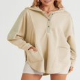 thumbnail image 4 of PENGXIANG Sweatshirts Mignons dans des Couleurs Unies - Pulls à Capuche pour les Femmes en Automne, 4 of 6