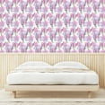 thumbnail image 3 of Ambesonne Vintage Floral Peel & Stick Wallpaper for Home, Hydrangea Lavender, 13"x72", Pastel Purple and Soft Pink, 3 of 5