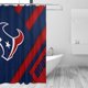 thumbnail image 3 of Cortina de ducha de secado rápido para baño, impermeable, con ganchos, diseño de fútbol americano, para baño, de 72 x 72 pulgadas, 3 of 8