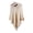 Beige, variant on Shawl Wraps For Women Winter Women's Autumn/Winter Solid Knitted Tassel Warm Belt Button Half Open Collar Shawl Scarf