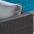 thumbnail image 5 of Home Loft Wicker and Metal 5 Piece Seating Sectional Set with Cushion, 5 of 13