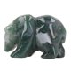 thumbnail image 3 of 1.5in Crystal Bear Decor Handicraft Delicate Bear Statue Animal Figurine for Tables Desks Entryway Moss Agate, 3 of 3