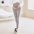 thumbnail image 5 of HANXIULIN Womens Maternity Leggings Pants Fashion High Waist Pants Thin Fake Shark Skin Pregnant Women Leggings Pants, Sizes M-XL, 5 of 8