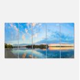 thumbnail image 2 of Exotic Sunrise on River Autumn - Oversized Beach Canvas Artwork, 2 of 3